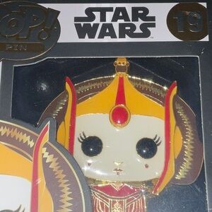Funko Pop! Enamel Pin Star Wars - Queen Amidala #19 NIB